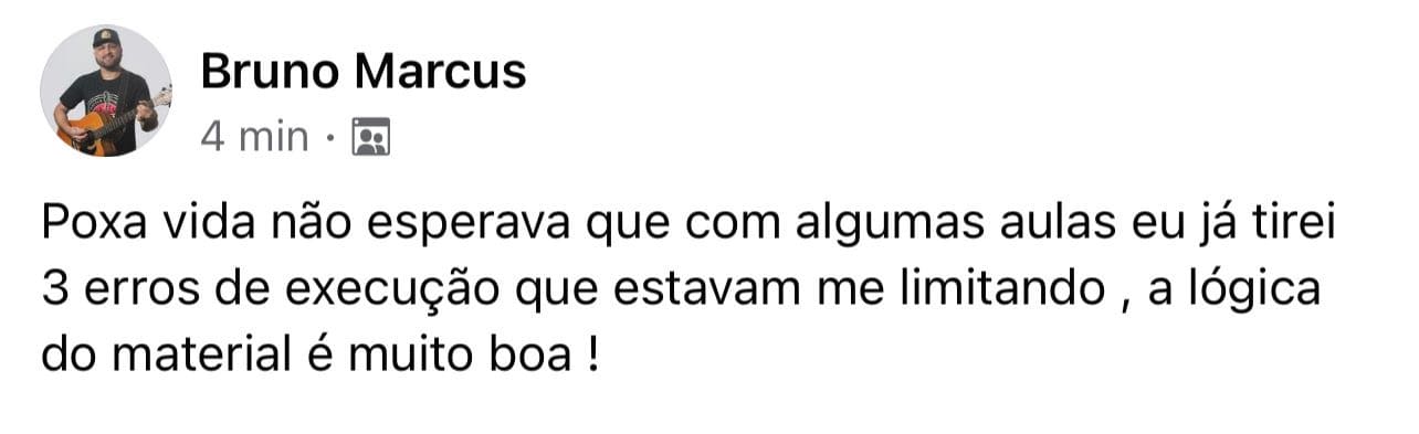 Print original de depoimento de aluno 2